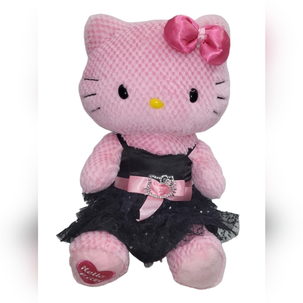 BUILD-A-BEAR Pink Hello Kitty Waffle Textured Sanrio Plush 2011 Retired